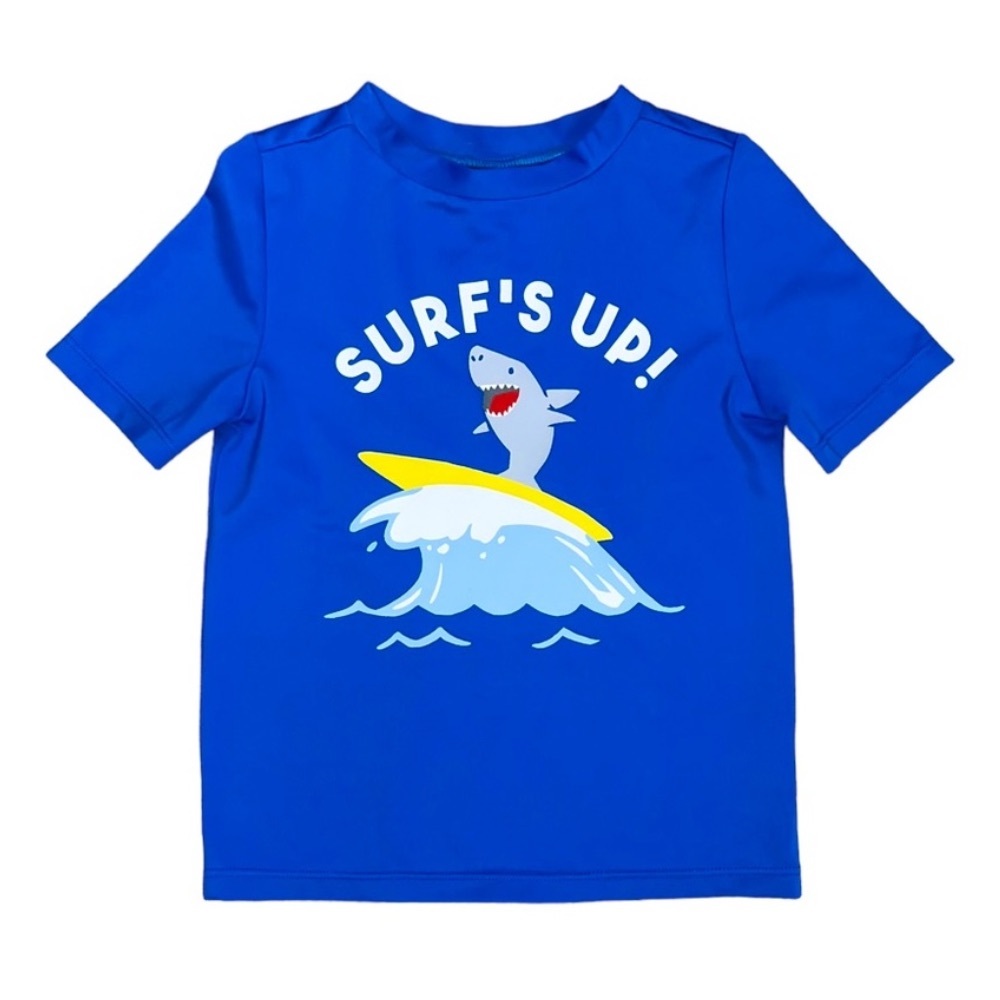 Old Navy Shark Surfing Rashguard 3T Blue